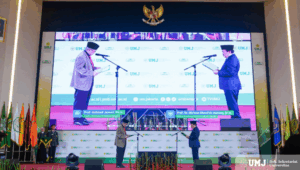 Read more about the article Rektor UMJ Periode 2025 -2029 Resmi Dilantik, Tegaskan Komitmen Menuju World Class University